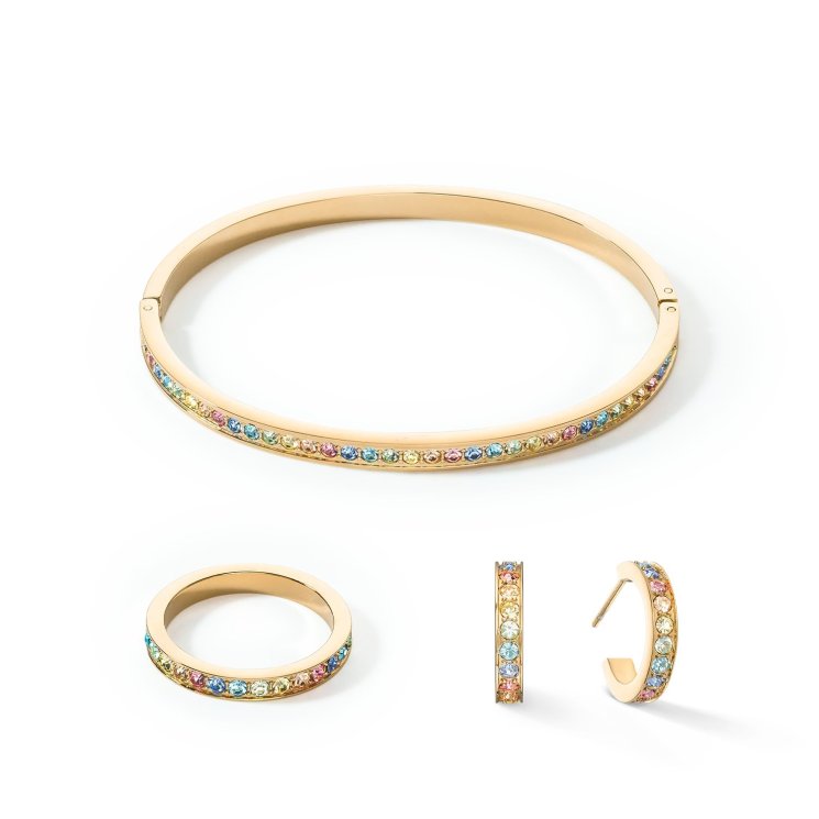 Кольцо multicolour pastel gold 56 la_0127_40-1590_56