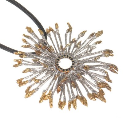 Серебряный кулон BEAVERS со шпинелью 3169sh