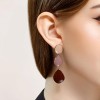 Серьги из золоченого серебра с эмалью «Графика заката» Соколов (арт.93020968)