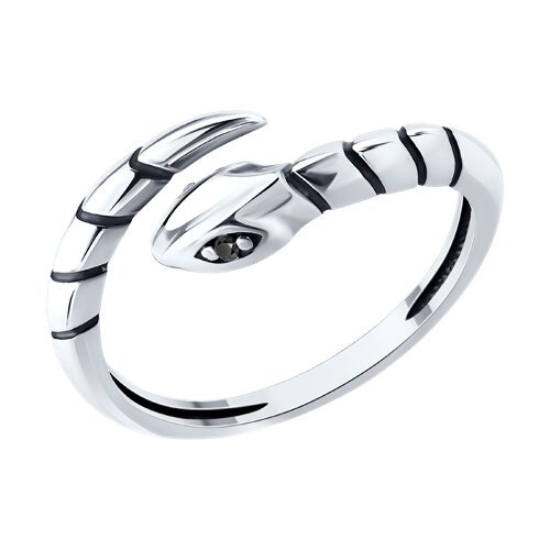 Кольцо из серебра с фианитами (Арт.95-110-02292-1)