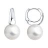 Серьги из серебра с жемчугом (Арт.94-120-01177-1)