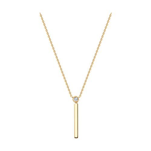 Колье из золота с фианитом (Арт.51-170-01963-1)