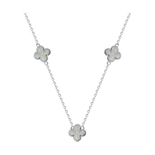 Колье из серебра с эмалью (Арт.94070951)