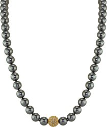 Ожерелье из серебра с жемчугом (Арт.91l-gk-31)