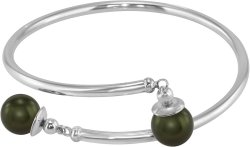 Браслет из серебра с жемчугом (Арт.aab-4-10-34-s)