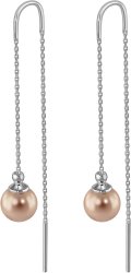 Серьги из серебра с жемчугом (Арт.aas-11-8-10-s)