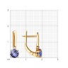 Серьги из золота с танзанитом (Арт.51-220-02297-2)