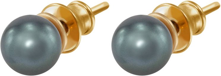 Серьги из серебра с жемчугом (Арт.aas-15-6-24-g)