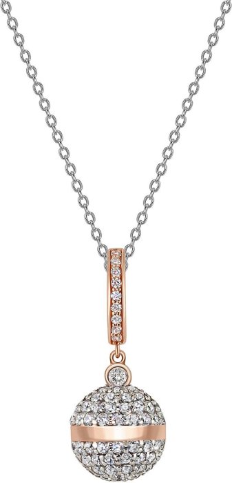 Кулон из серебра с куб. цирконием (Арт.fsp-1-s-r)