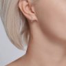 Серьги из золота с фианитами (Арт.029650)