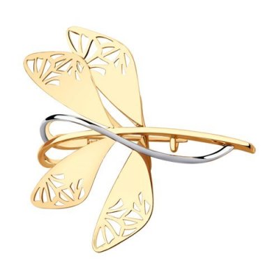 Брошь из золота (Арт.040314)