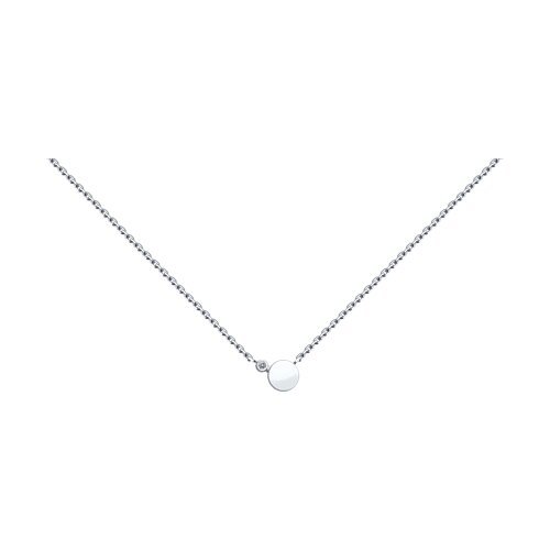 Колье из серебра с фианитом (Арт.94070156)