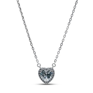 Ожерелье серебряное с куб. цирконием «Крылья сердца» Myjewels (арт.2512)