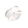Кольцо с керамикой «Trendy Line» серебро 925 Fresh Jewelry (арт.TC-R01268-W-W-X-X-X)