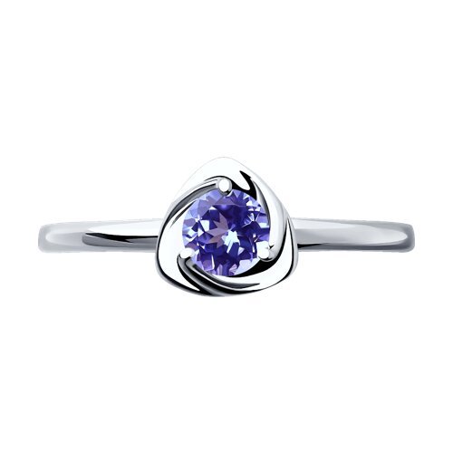 Кольцо из серебра с танзанитом (Арт.92012120)
