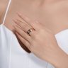 Кольцо из золота с бриллиантами (Арт.1012590)