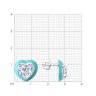 Серьги из серебра с фианитами и эмалью (Арт.94027136)