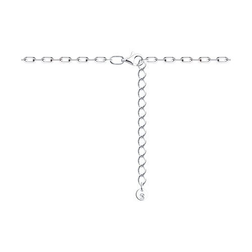 Колье из серебра с фианитами (Арт.94071356)