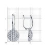 Серьги из серебра с фианитами (Арт.94-120-01214-1)