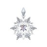 Подвеска из серебра с фианитами (Арт.94031934)