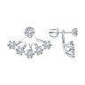 Серьги из серебра с фианитами (Арт.94-122-01489-1)