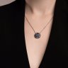 Колье из серебра с фианитами (Арт.94070954)