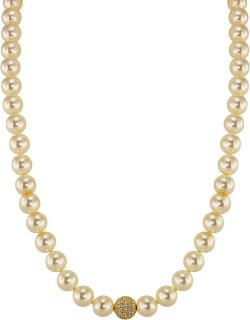Ожерелье серебро с жемчугом и куб. цирконием «Pearl Kiss» Rivoli (арт.91L-GK-5)