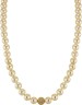 Ожерелье серебро с жемчугом и куб. цирконием «Pearl Kiss» Rivoli (арт.91L-GK-5)