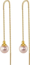Серьги из серебра с жемчугом (Арт.aas-11-8-12-g)