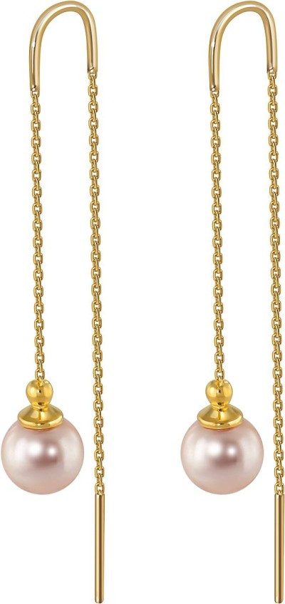 Серьги серебряные с жемчугом «Beautiful 12G» Rivoli (арт.AAS-11-8-12-G)
