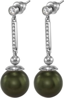 Серьги серебряные с жемчугом и куб. цирконием Beautiful 34S Rivoli (арт.AAS-6-B-12-34-S)