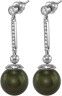 Серьги серебряные с жемчугом и куб. цирконием Beautiful 34S Rivoli (арт.AAS-6-B-12-34-S)