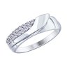 Кольцо из серебра с фианитами (Арт.94012671)