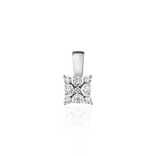 Кулон из белого золота с бриллиантами «Elegance Сияние форм» Estet (арт.01П6215180)