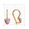 Серьги из золота с фианитами (Арт.029812)