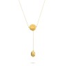 Ожерелье серебряное с куб. цирконием «Лимонное Созвездие» Fresh Jewelry (арт.RB-N00318-X-L-X-X-W)