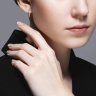 Серьги из желтого золота с бриллиантами (Арт.1021676-2)