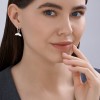 Серьги из серебра с фианитами «Хвост русалки» SOKOLOV (арт.94-121-00011-1)