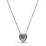 Ожерелье серебряное с кубическим цирконием «Крылья сердца» Myjewels (арт.2512)