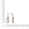 Серьги из золота с бриллиантами и топазами «Крылья мечты» Myjewels (арт.MKER0405)
