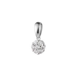 Кулон из белого золота с бриллиантом (Арт.p31489b-2_(p32099q-2)_wg)