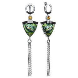 Серьги Кабаровский (Арт.2-139-80090) Серьги Кабаровский (Арт.2-139-80090)