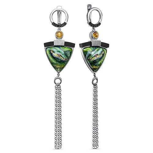 Серьги Кабаровский (Арт.2-139-80090) Серьги Кабаровский (Арт.2-139-80090)