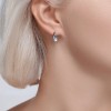 Серьги серебряные с топазом «Небесный листопад» SOKOLOV (арт.92022845)