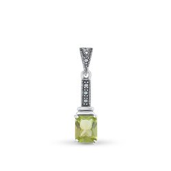 Подвеска Серебряные крылья (Арт.230022-306-39_sultanitsint_markazit)