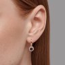 Серьги из золота с бриллиантами и сапфирами (Арт.2021161)