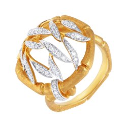 Кольцо из золота с бриллиантом (Арт.r13691_yg)