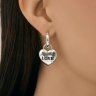 Серьги из серебра с эмалью (Арт.94027137)