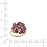 Кольцо из золота с аметистом и бриллиантом (Арт.r27619_am_bt_tu_yg)