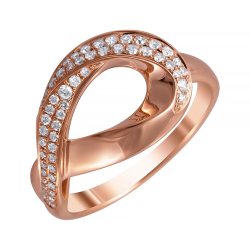 Кольцо из золота с бриллиантом (Арт.r37098a-3005_ko_pink)